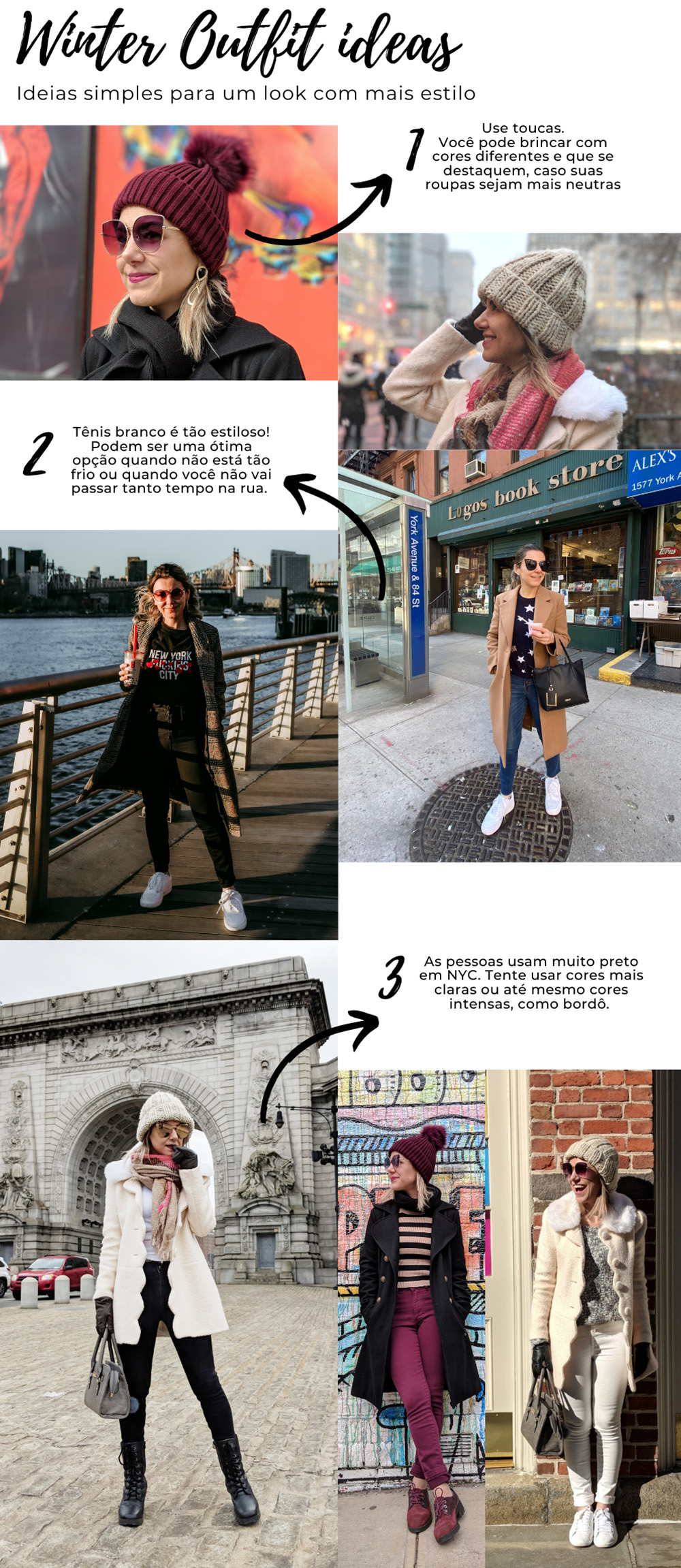 7 dicas para incrementar o look de inverno em Nova York – Blog da Laura  Peruchi – Tudo sobre Nova York